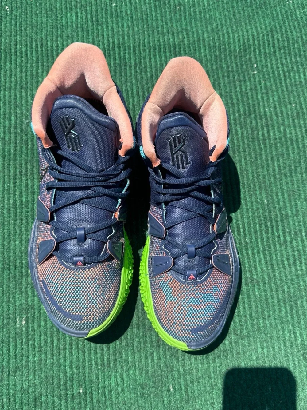 Nike Kyrie 7 'Midnight Navy' Men’s Size 10  MISSING RIGHT INSOLE